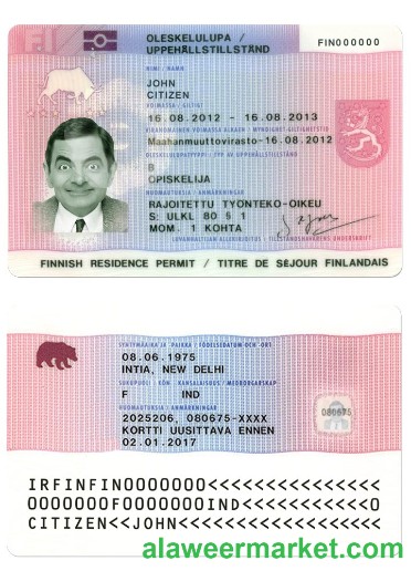 FINLAND residence permit